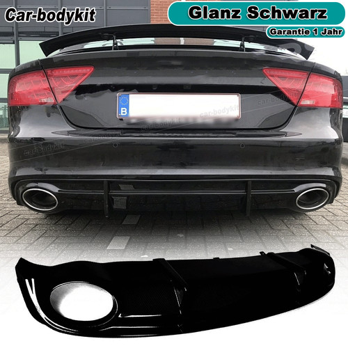 Glanz schwarz diffusor hinten - glanz,